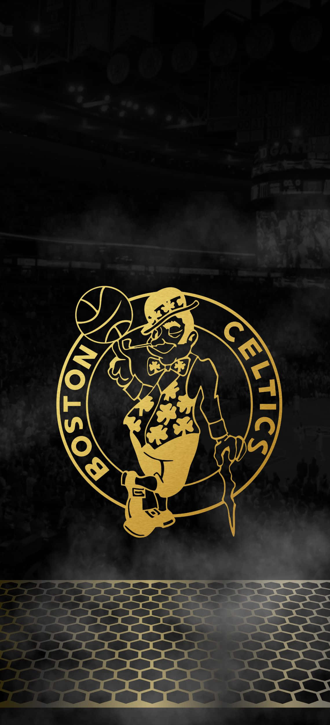 Rookwarm! Boston Celtics Beheer die Middestad Muurpapier