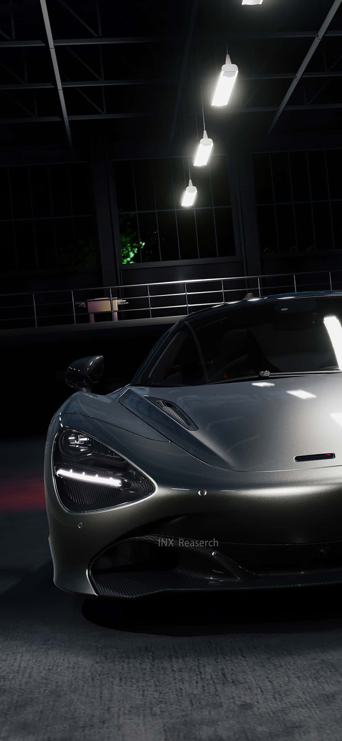 Ry vinnig en lyk goed in die iPhone Xs McLaren 720s Muurpapier