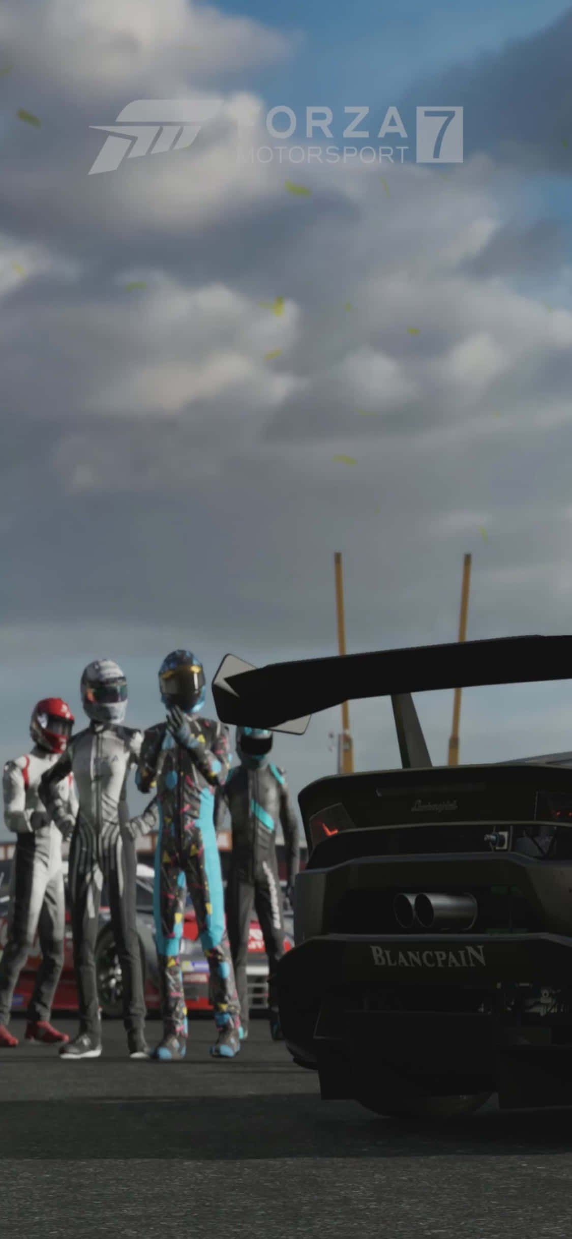 Ryer iPhone X Forza Motorsport 7 Agtergrond Muurpapier