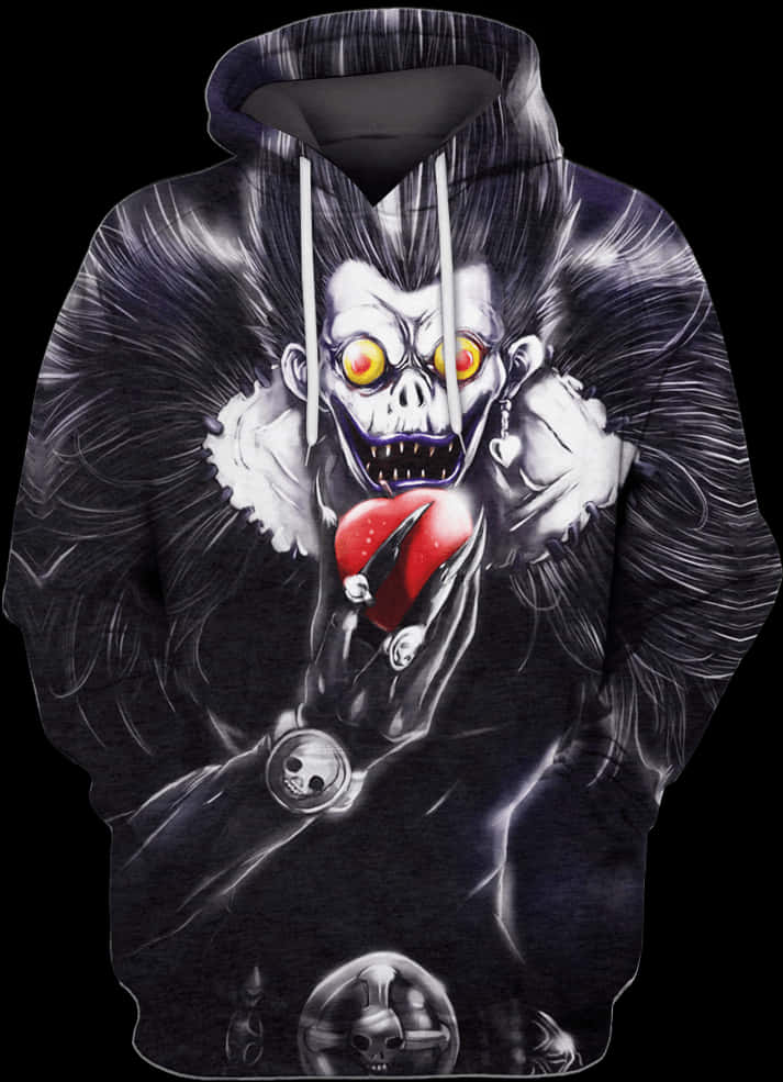 Ryuk Death Note Hoodie-ontwerp Muurpapier
