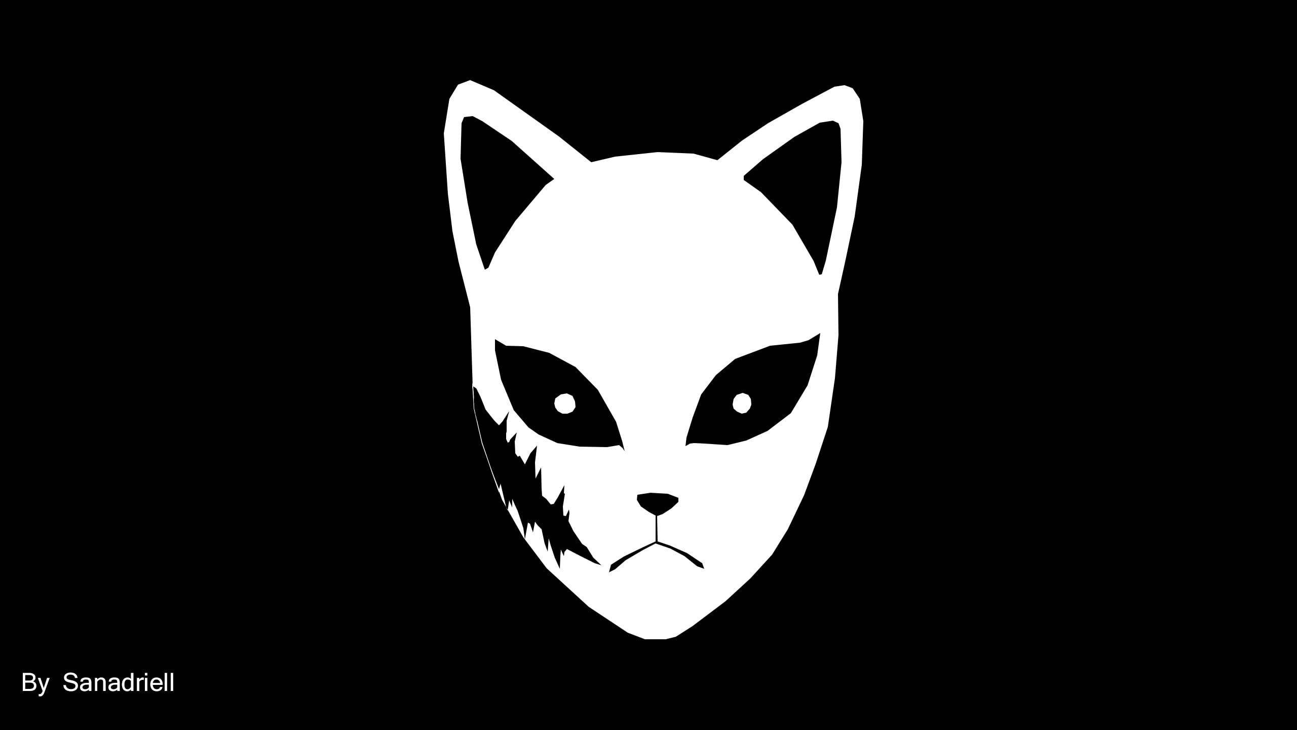Sabito-masker Muurpapier
