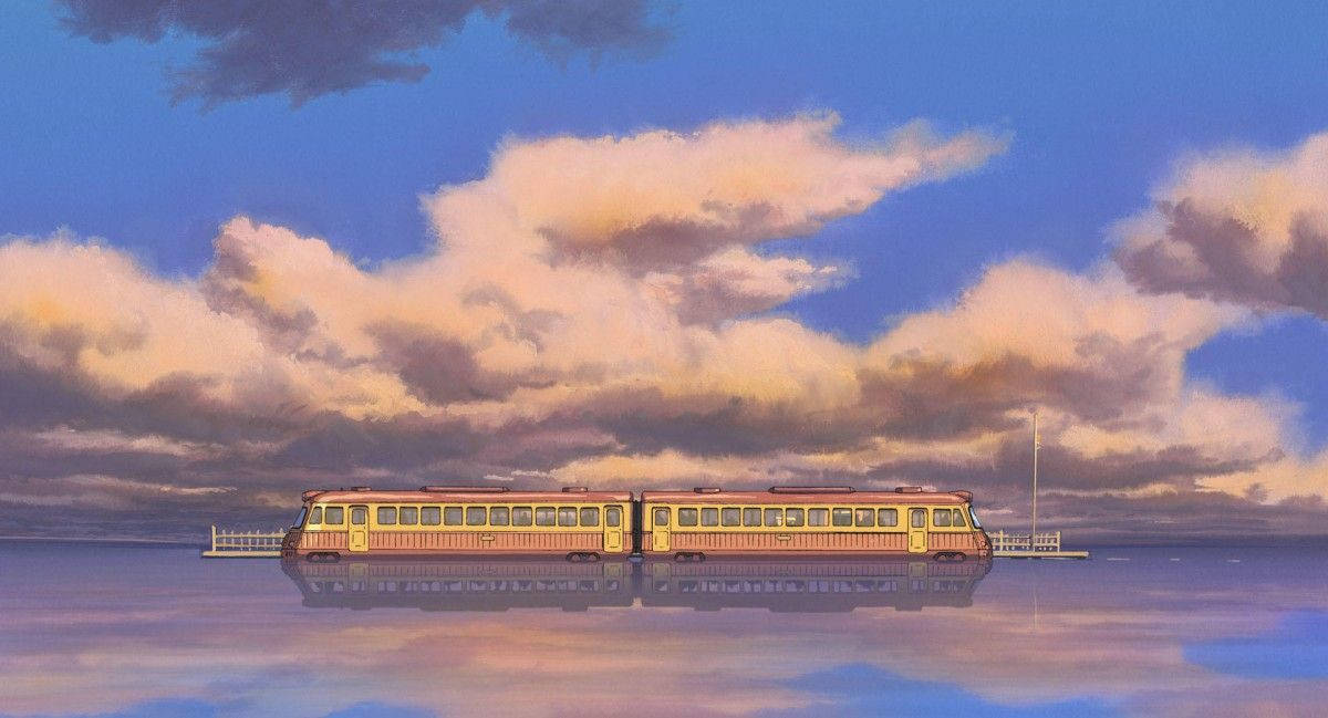 Sagte Estetika van die See-trein Muurpapier