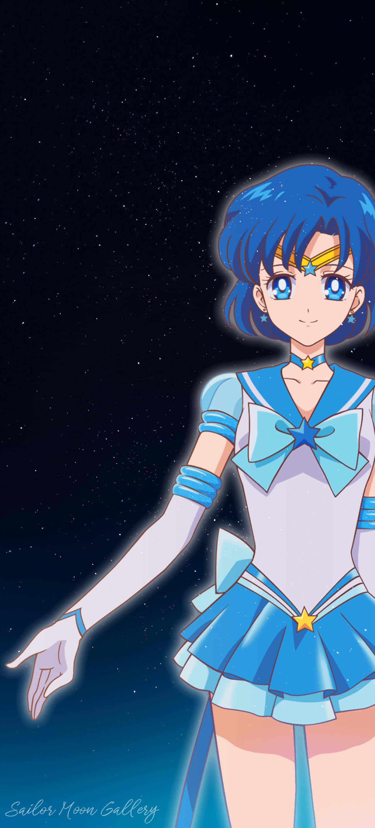 Sailor Mercury, 'n Bewaker van Liefde en Geregtigheid Muurpapier