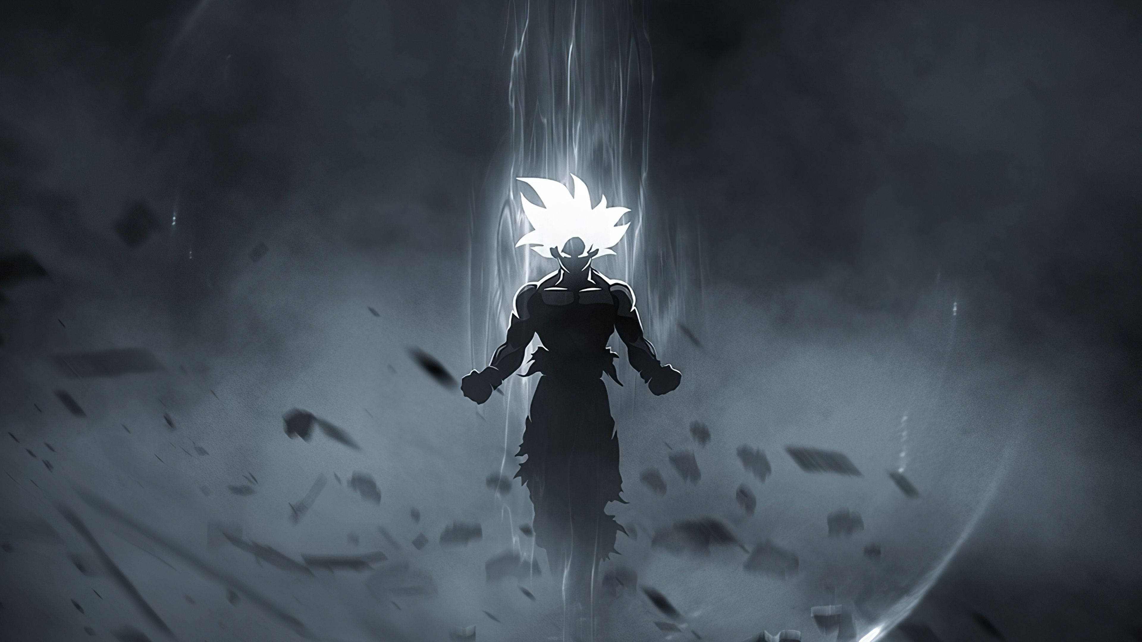 Saiyaan God Goku DBZ 4K Muurpapier