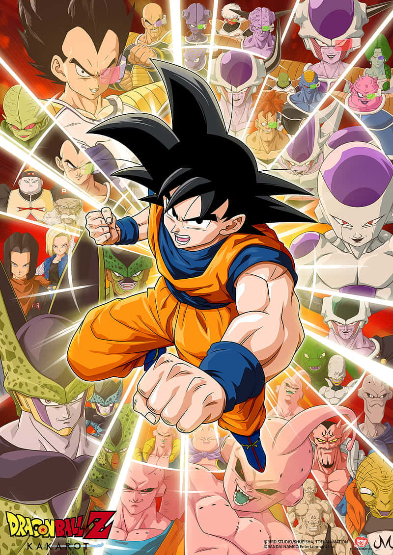 Saiyan-krag Ontketen - Dragon Ball Z Muurpapier