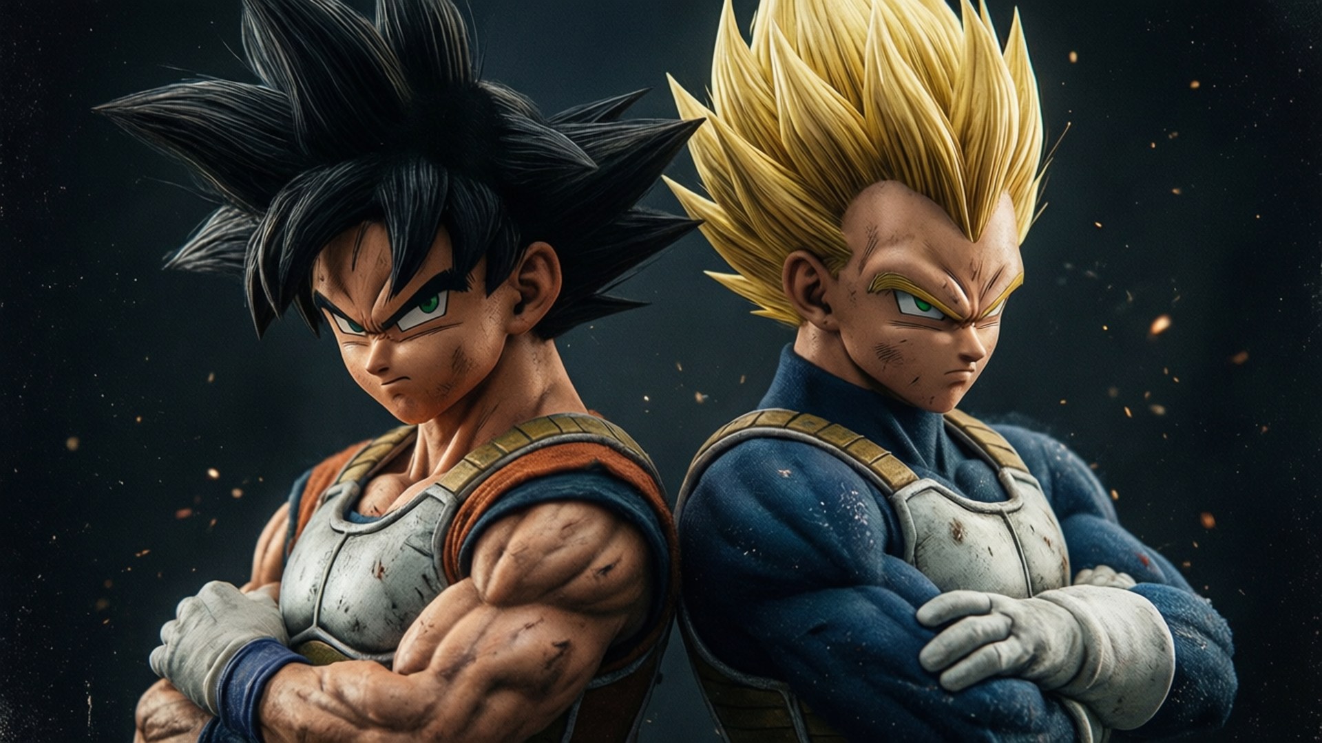 Saiyan Trots Muurpapier