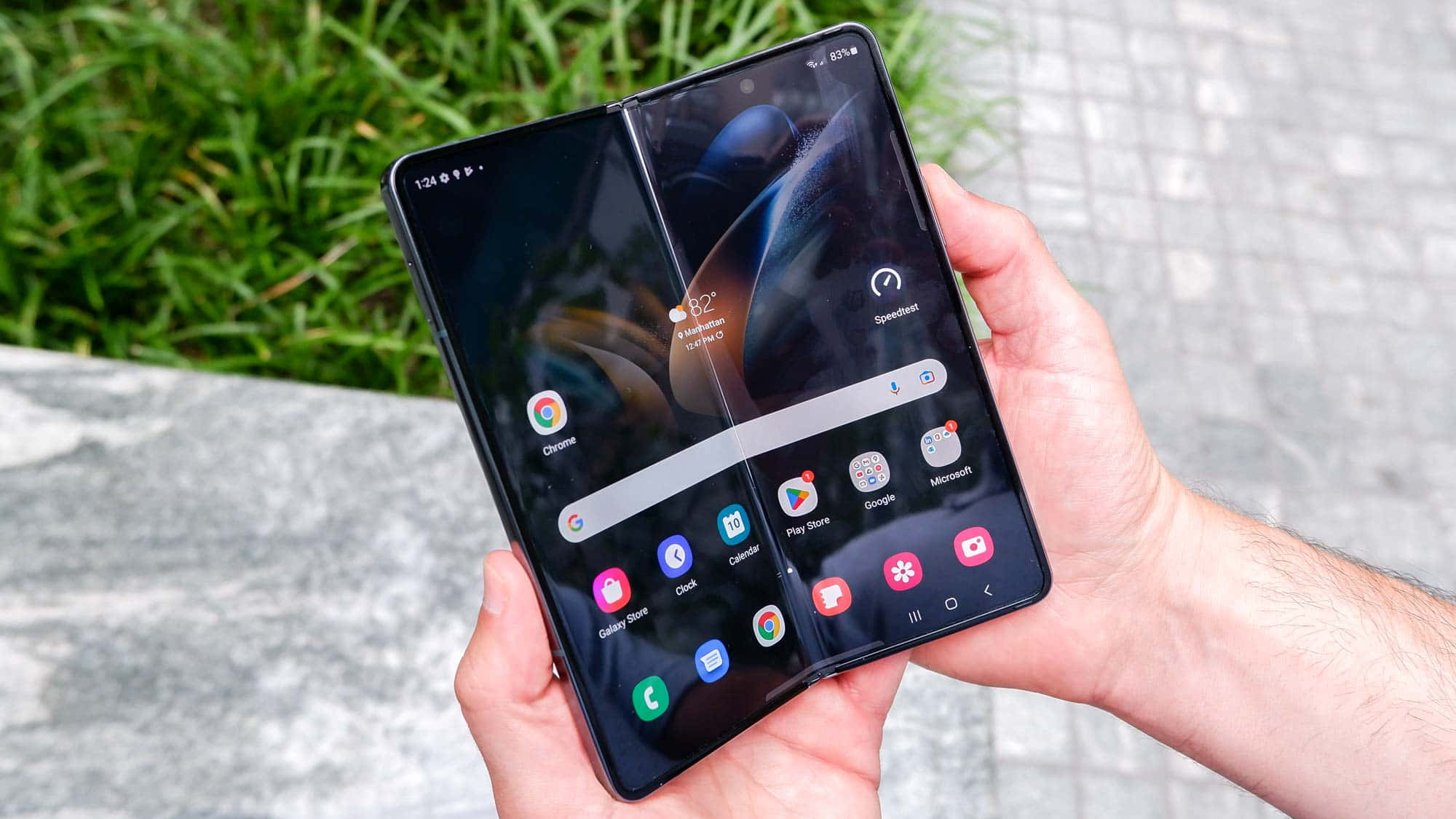 Samsung Galaxy Z Fold 4 Prent Muurpapier