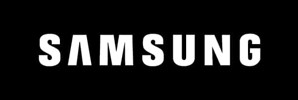 Samsung-logo swart agtergrond Muurpapier