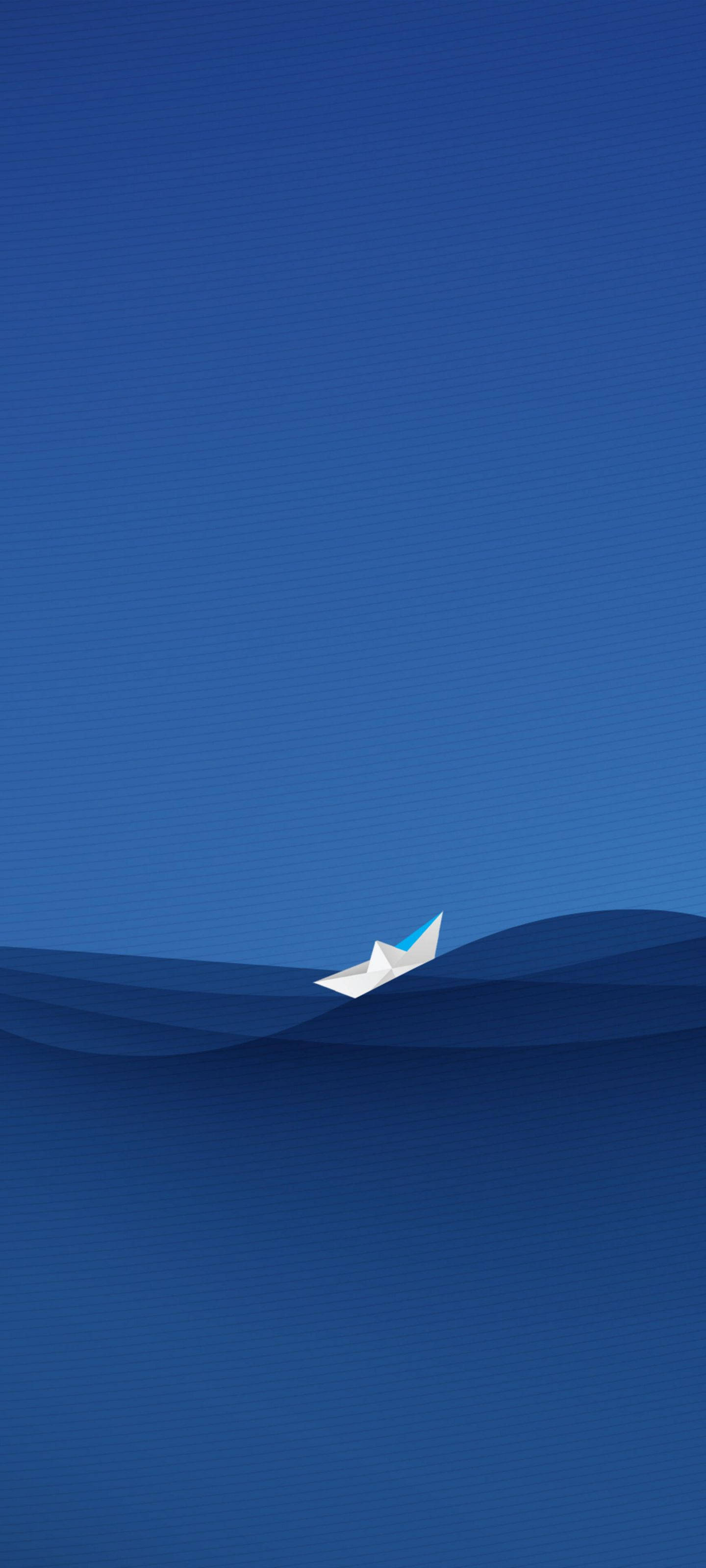 Samsung S21 Ultra Papierboot Muurpapier