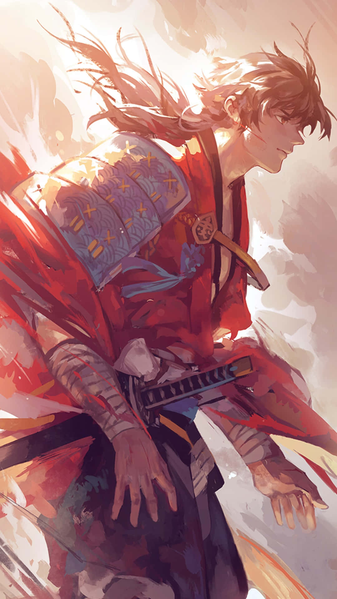 Samurai Anime Katsugeki Touken Ranbu Fan-kuns Muurpapier