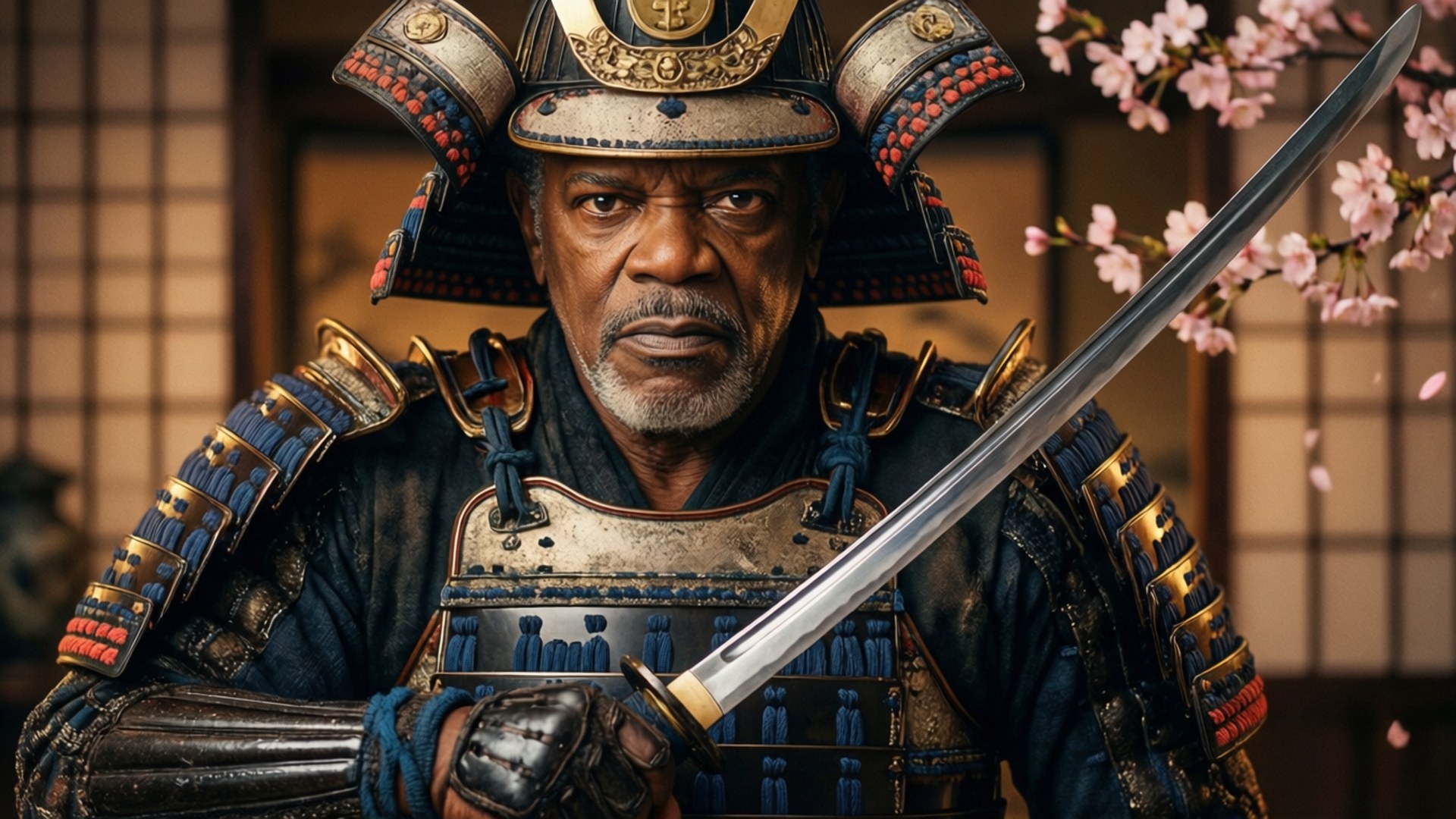 Samurai Jackson Muurpapier