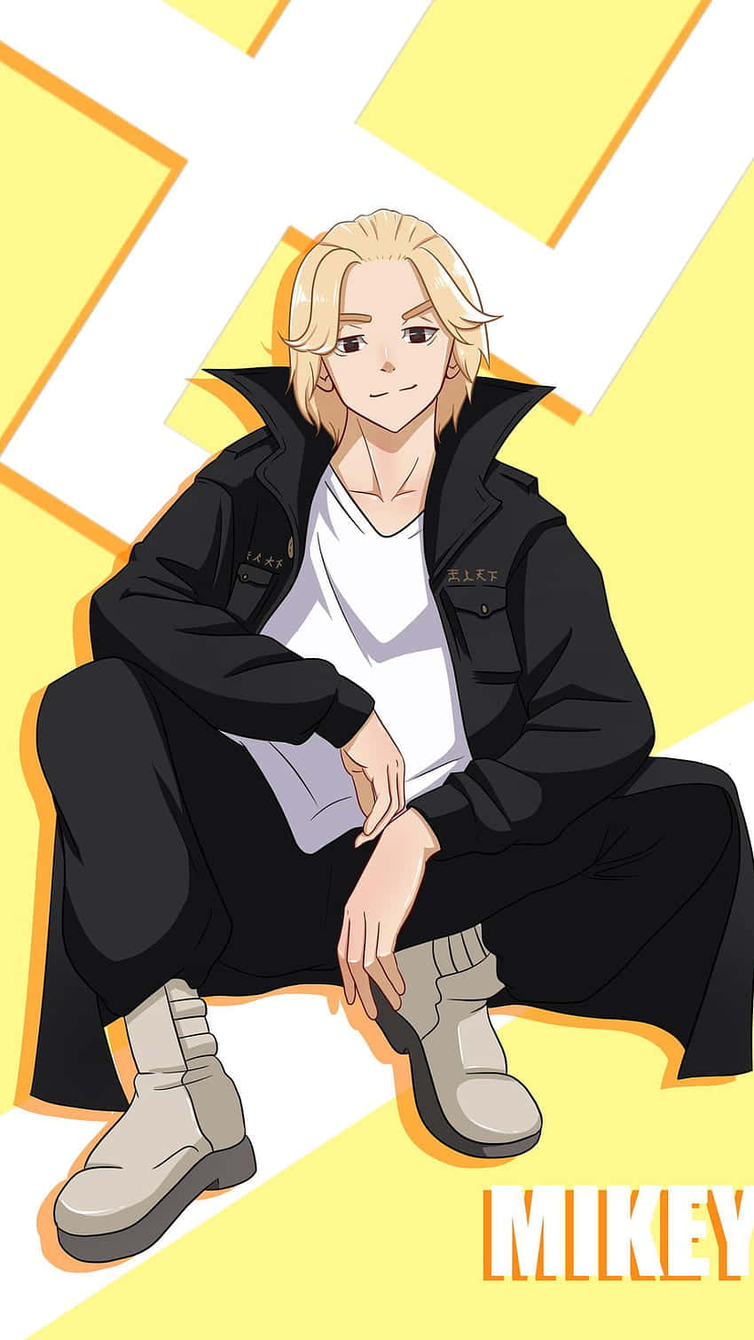 Sano Manjiro van Tokyo Revengers Profielfoto Muurpapier