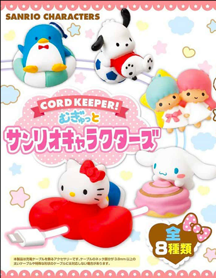 Sanrio-karakter-snoerhouers Muurpapier