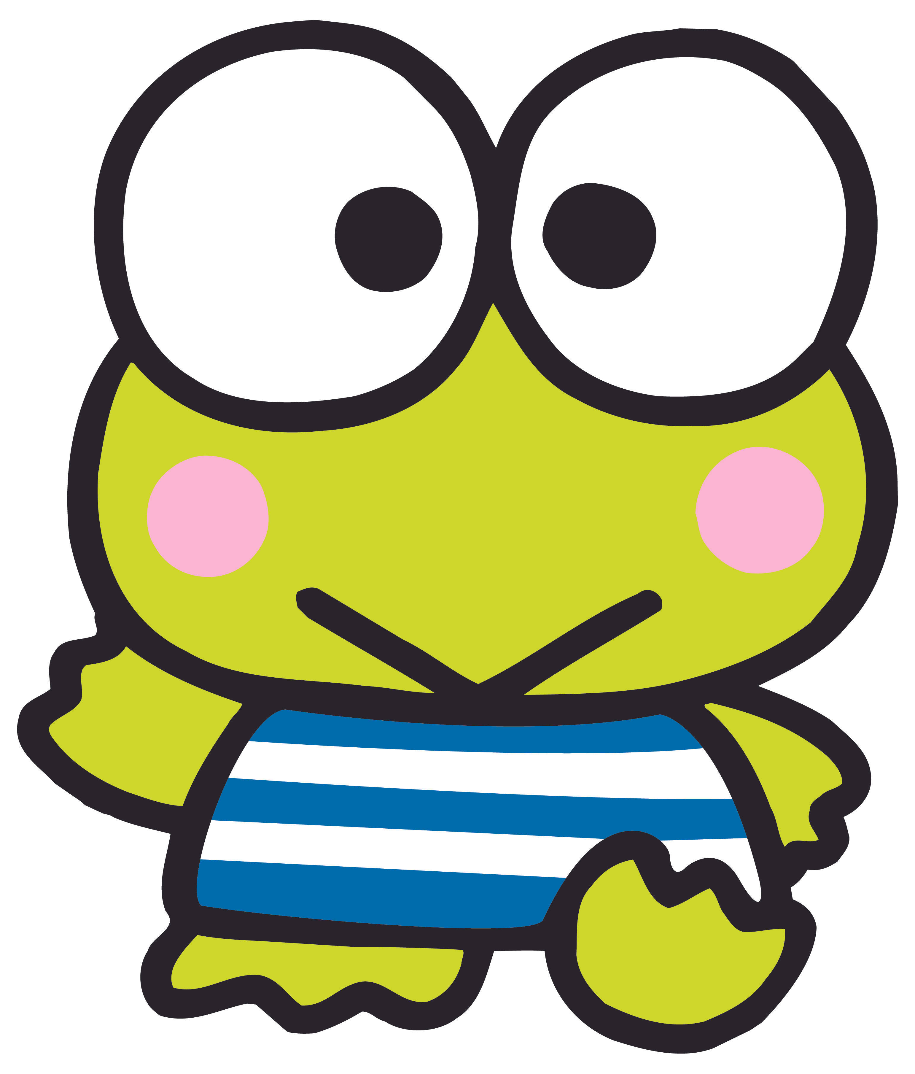 Sanrio Keroppi die Padda Muurpapier
