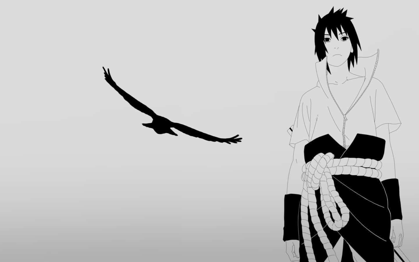 Sasuke-agtergrond Muurpapier