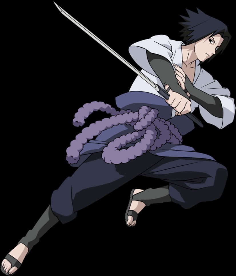 Sasuke Uchiha - Aksiehouding Muurpapier