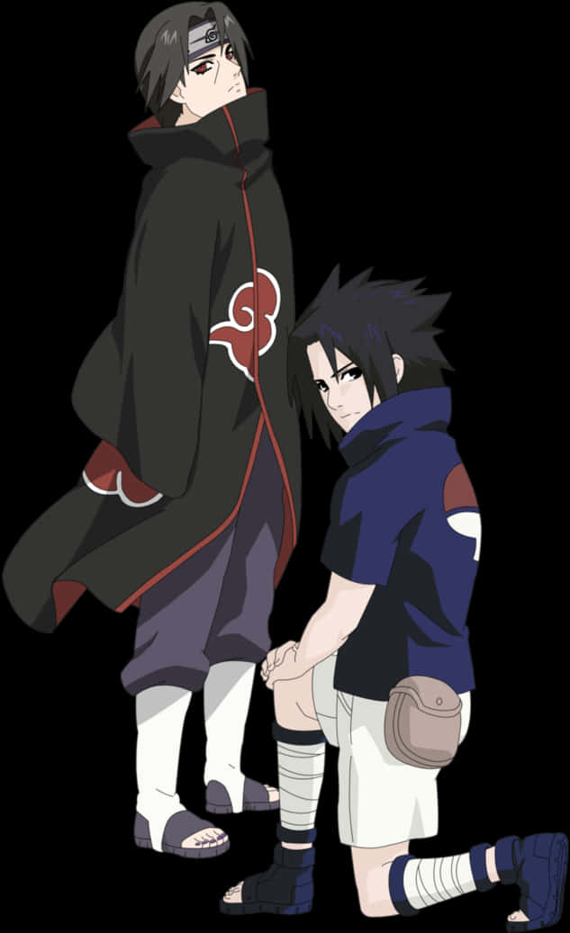 Sasuke Uchiha Evolusie Muurpapier