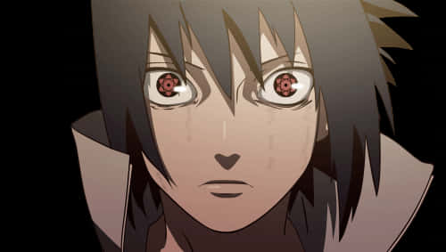 Sasuke Uchiha se Sharingan Glare Muurpapier