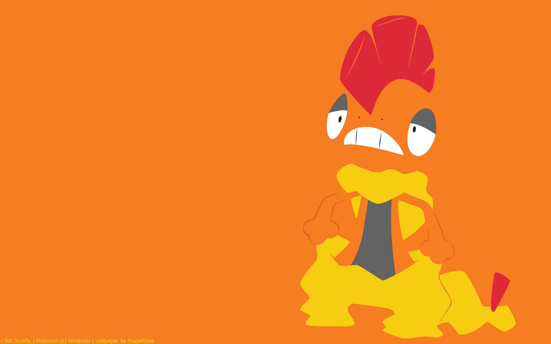 Scrafty-rekenaarvektorkuns Muurpapier