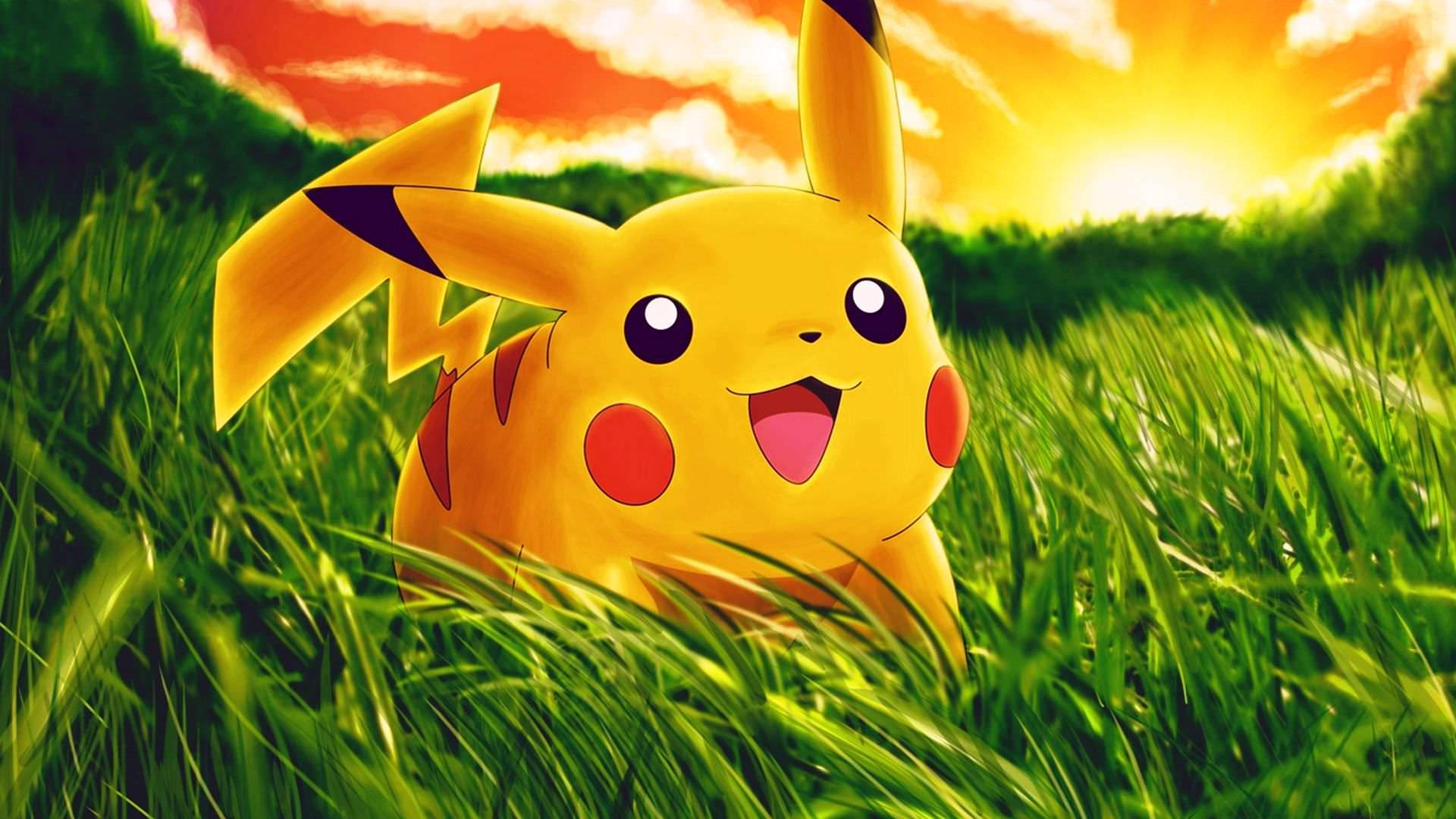 Sê Hallo vir Pikachu! Muurpapier
