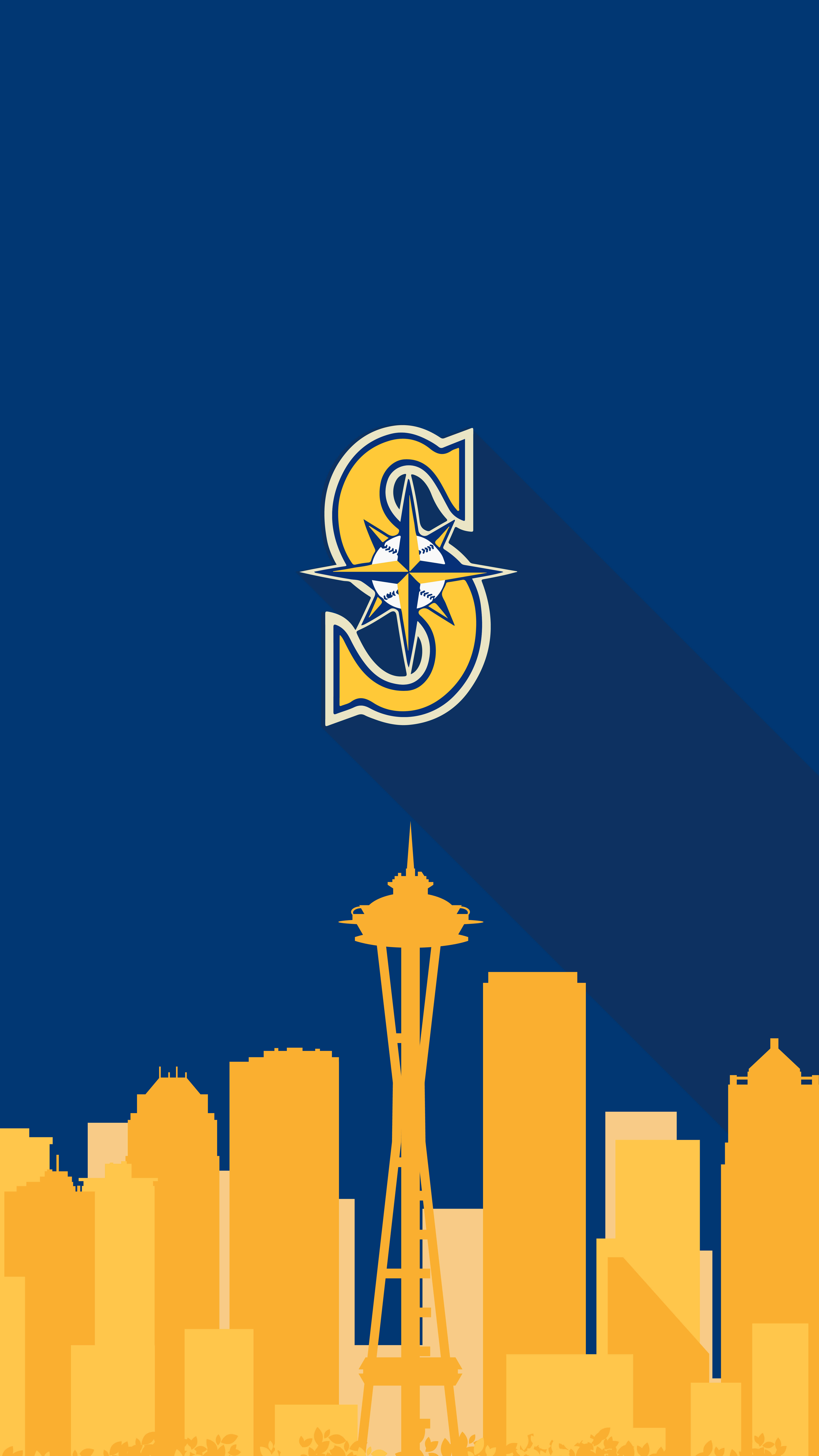Seattle Mariners Vektorkuns-logo Muurpapier