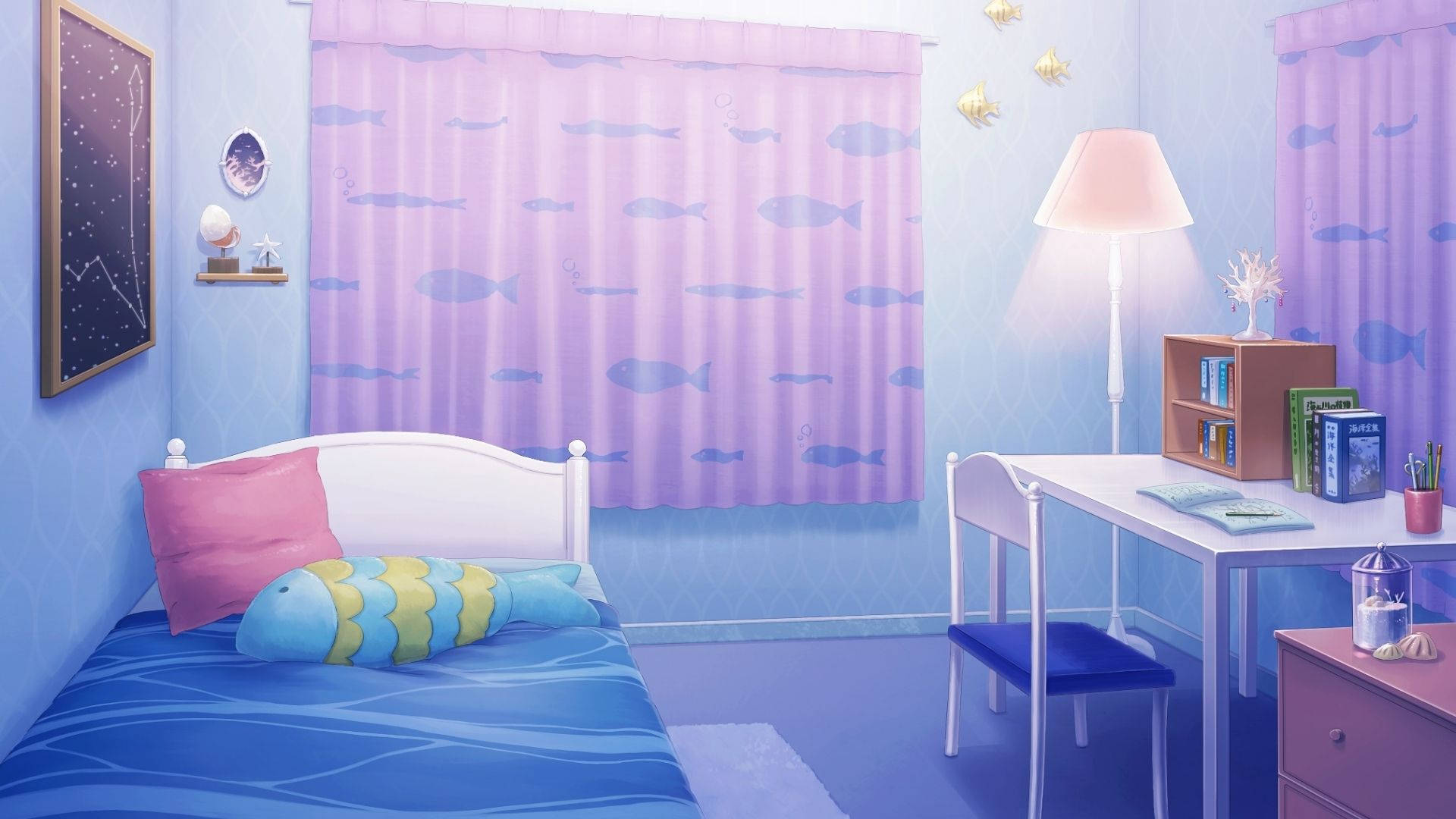 Seetema Anime Kamer Muurpapier