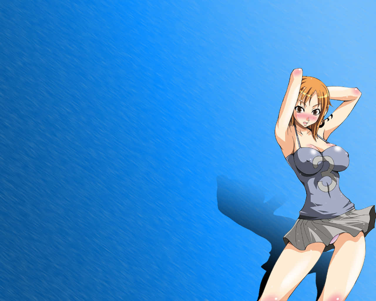 Nami One Piece — Anime estetiese GIF Muurpapier