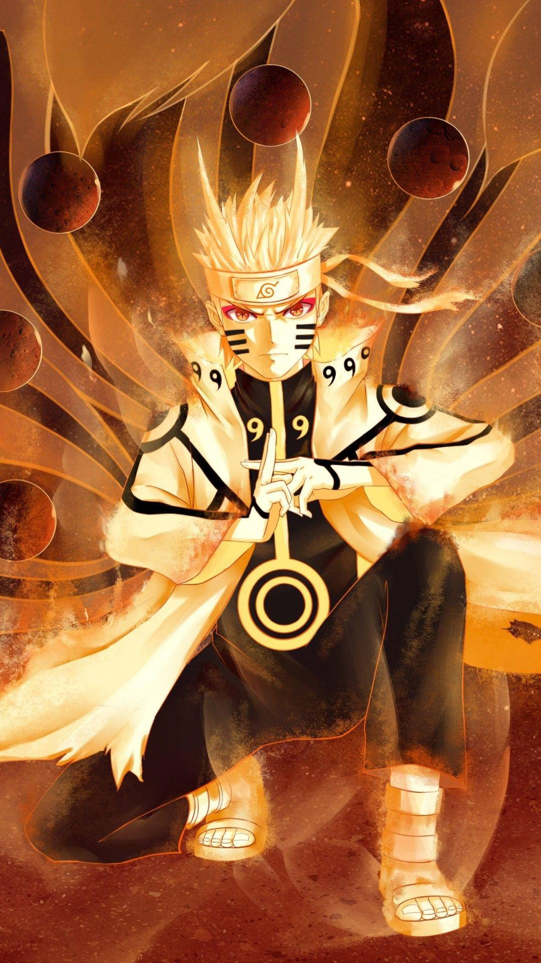 Senjustsu Invloed Naruto Foon Muurpapier