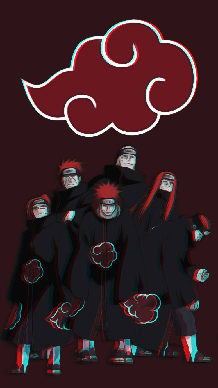 Ses Liggame van Pyn Naruto Foon Muurpapier
