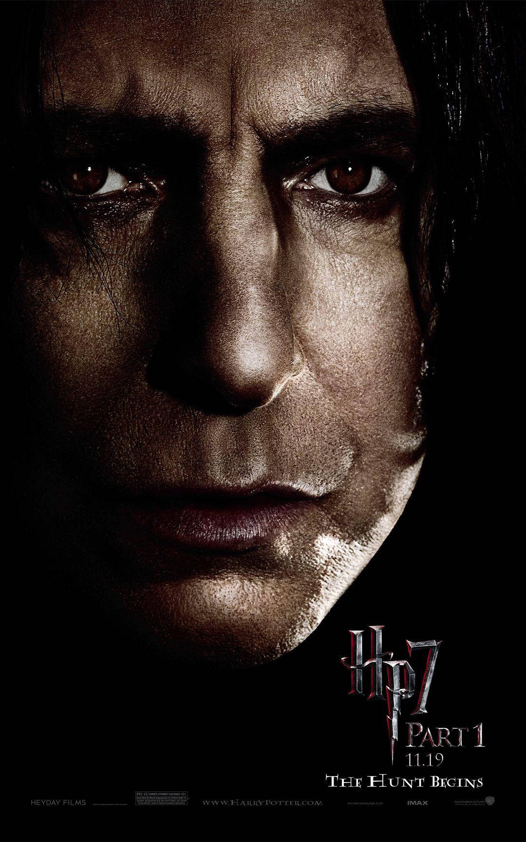 Severus Snape Intense Kyk Muurpapier