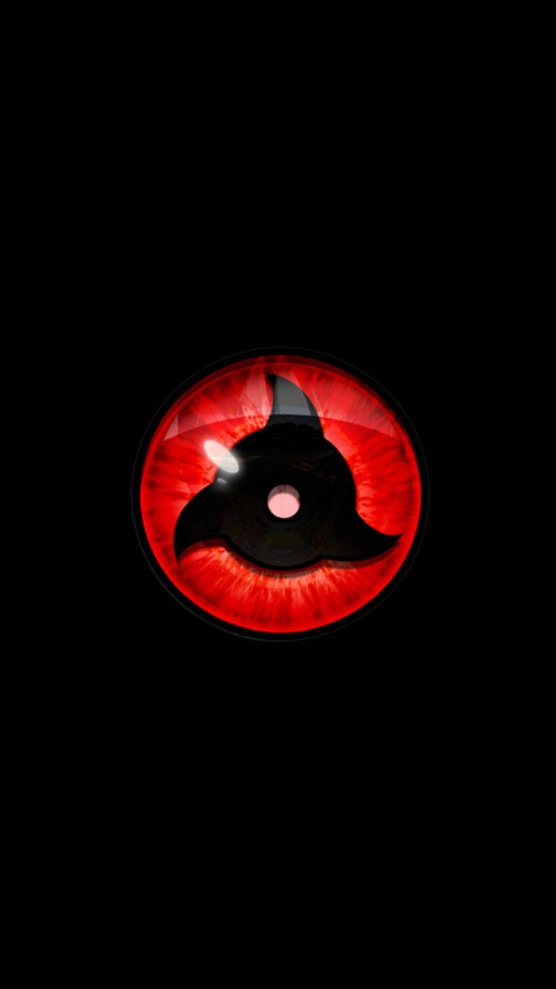 Sharingan-oog in Regte Lewe Muurpapier
