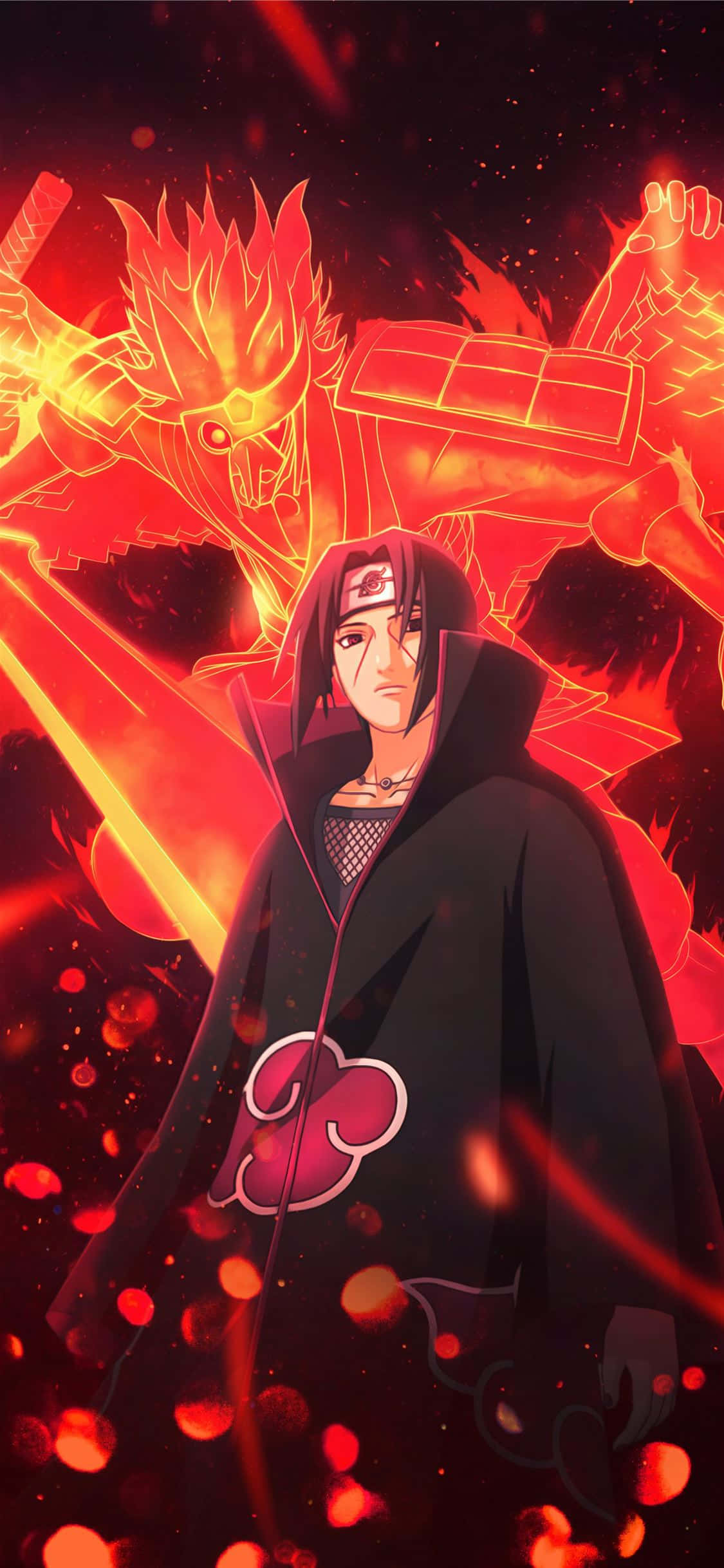 Sharingan prente Muurpapier