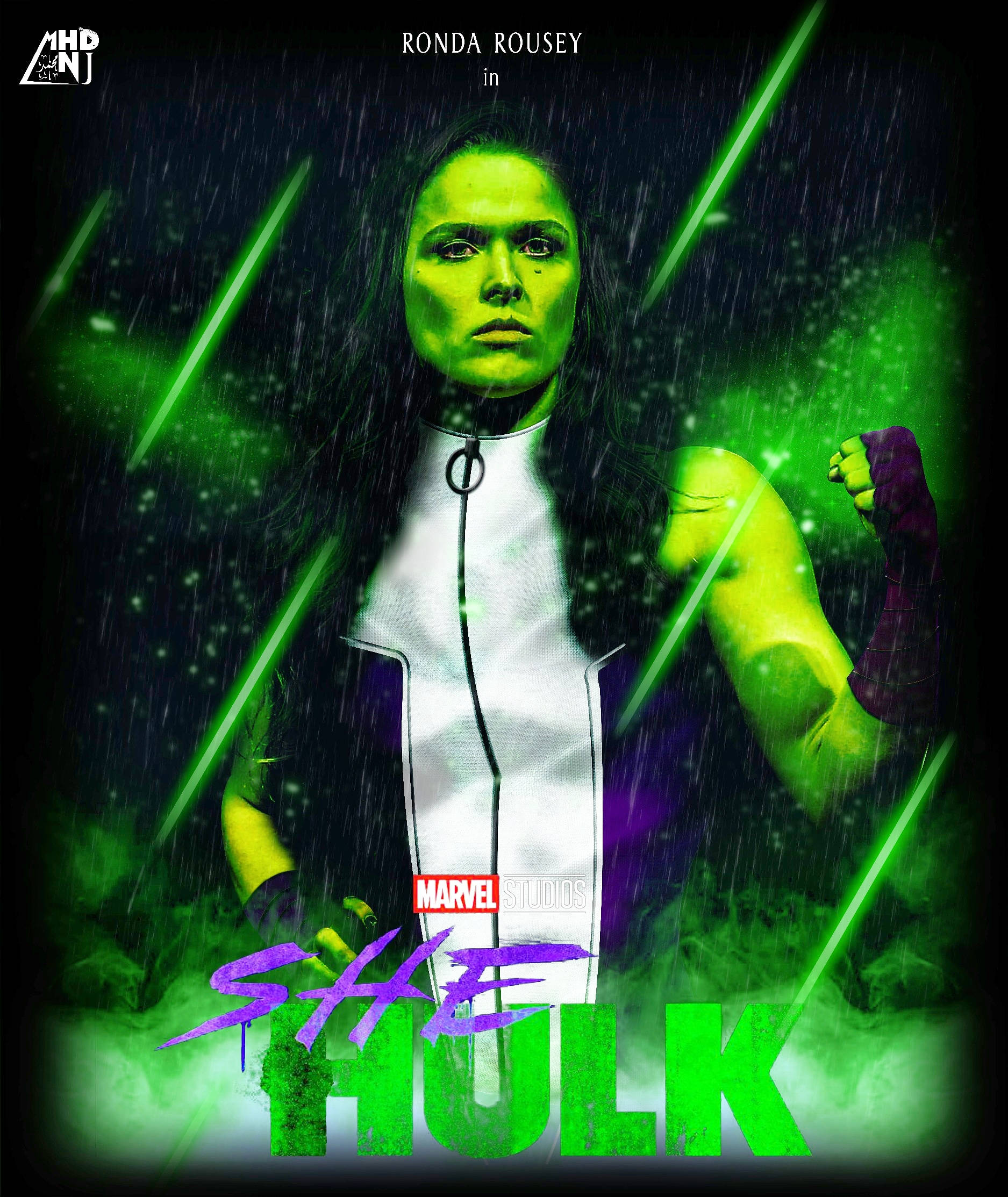 She Hulk Ronda Rousey Muurpapier