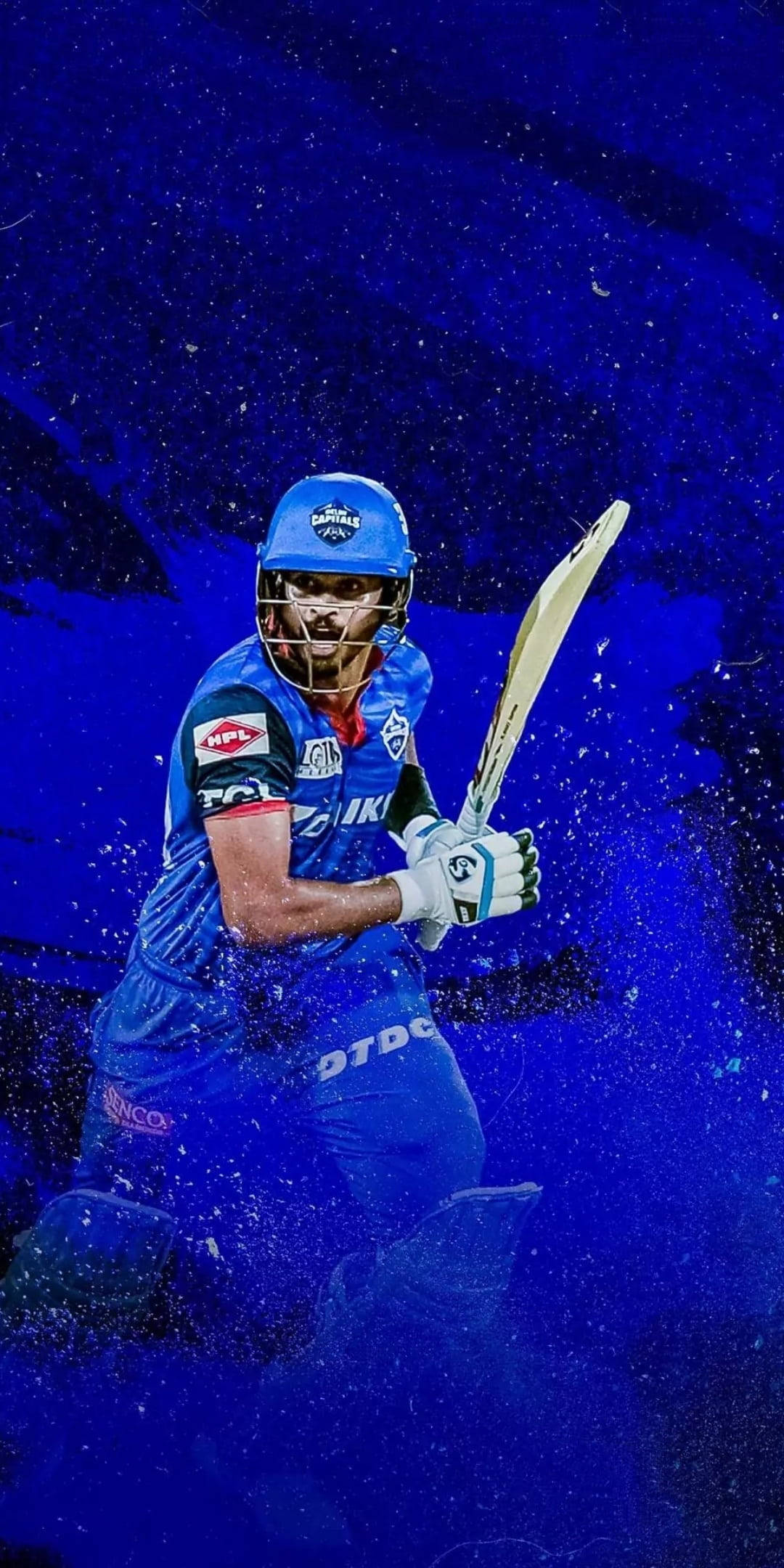 Shreyas Iyer Lei Delhi Capitals Vorentoe Muurpapier