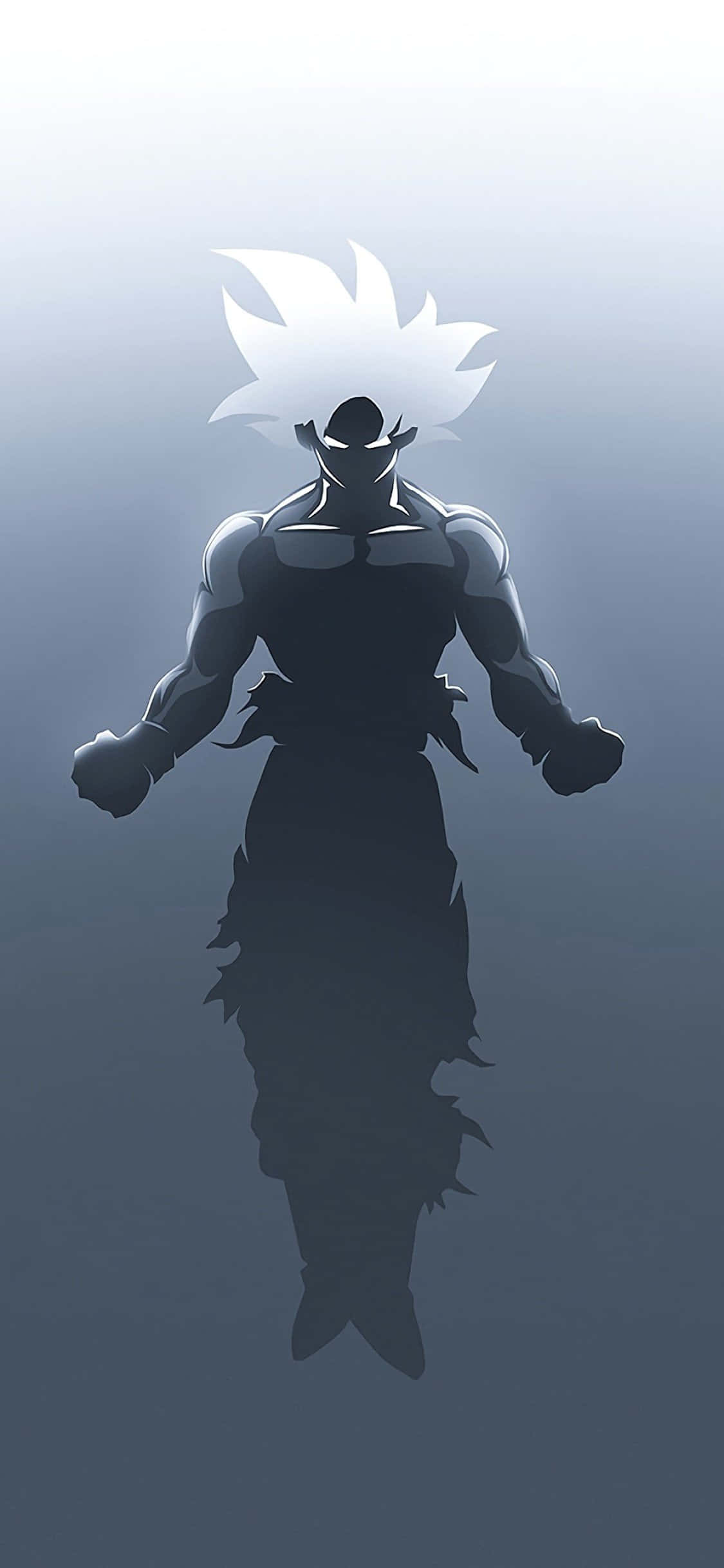 Siek Anime Dragon Ball Z Goku Monochroom Muurpapier