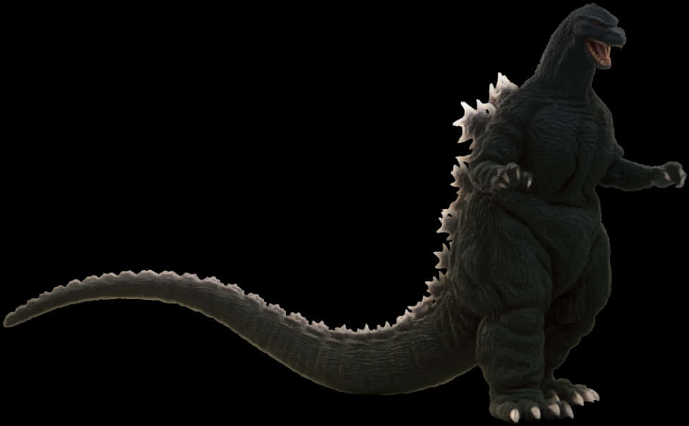 Silhouetprofiel van Godzilla Muurpapier