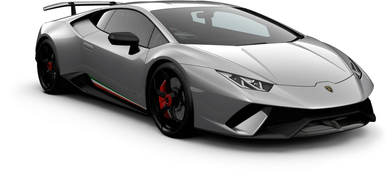 Silwer Lamborghini Huracan Evo Syaansig Muurpapier