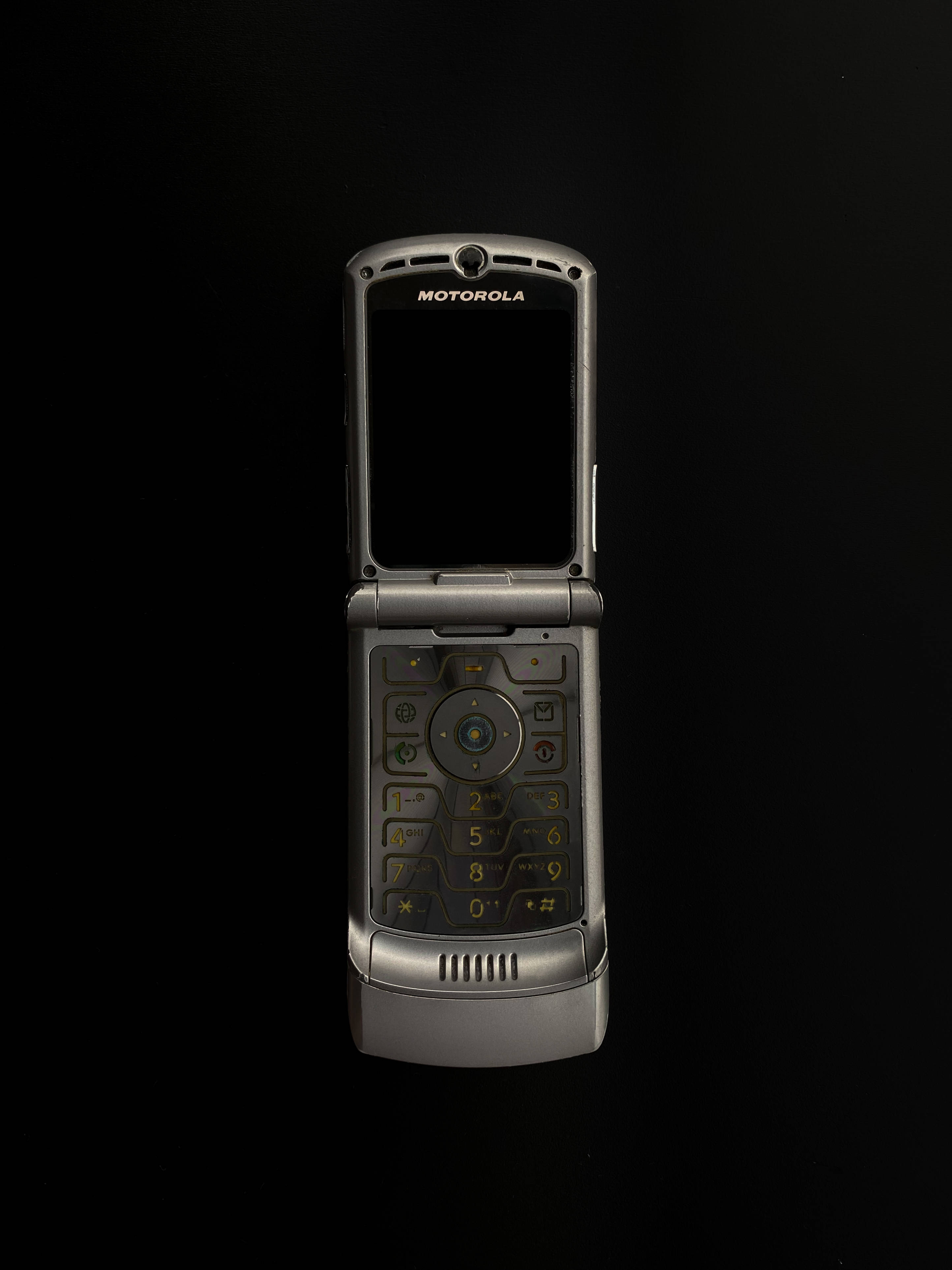 Silwer Motorola Razr Muurpapier