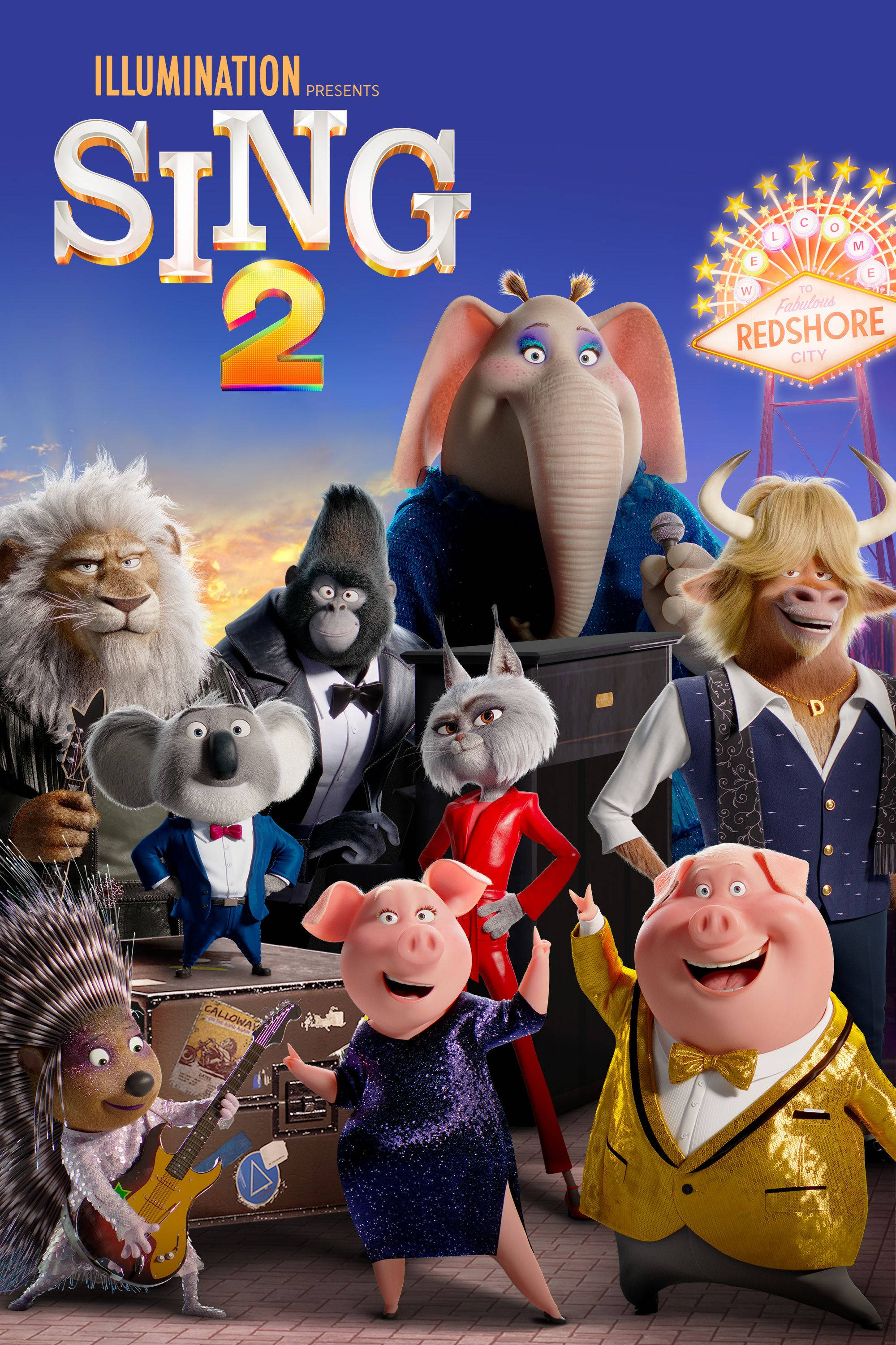 Sing 2 Promosieplakkaat Muurpapier