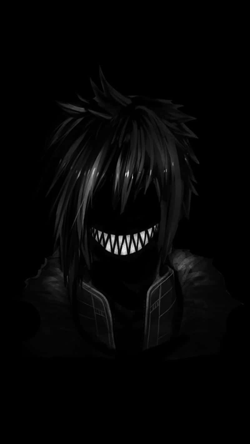 Sinister Smirk - Anime karakter se duiwelse glimlag Muurpapier