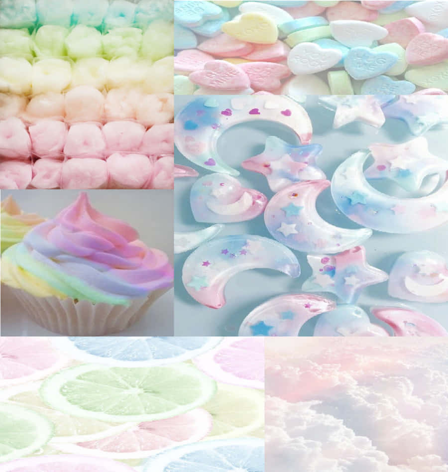 "Sintuie Ontwaak met Pastel-estetika" Muurpapier