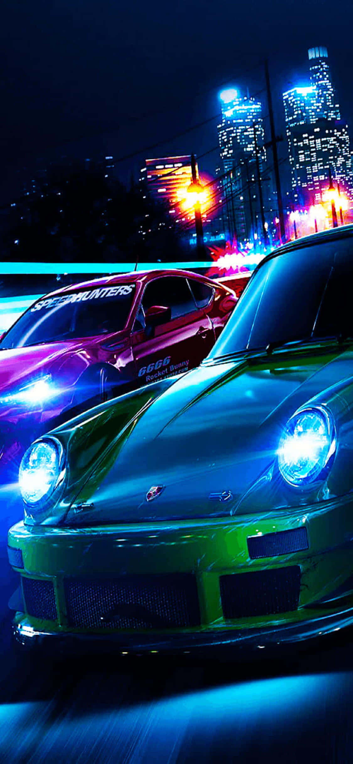 Laat die enjin brul en maak gereed om strawwe kompetisie aan te durf in Need for Speed Heat Muurpapier