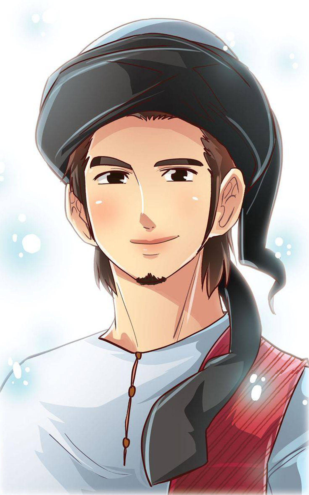 Sjarmante Anime Islamitiese Seun Muurpapier