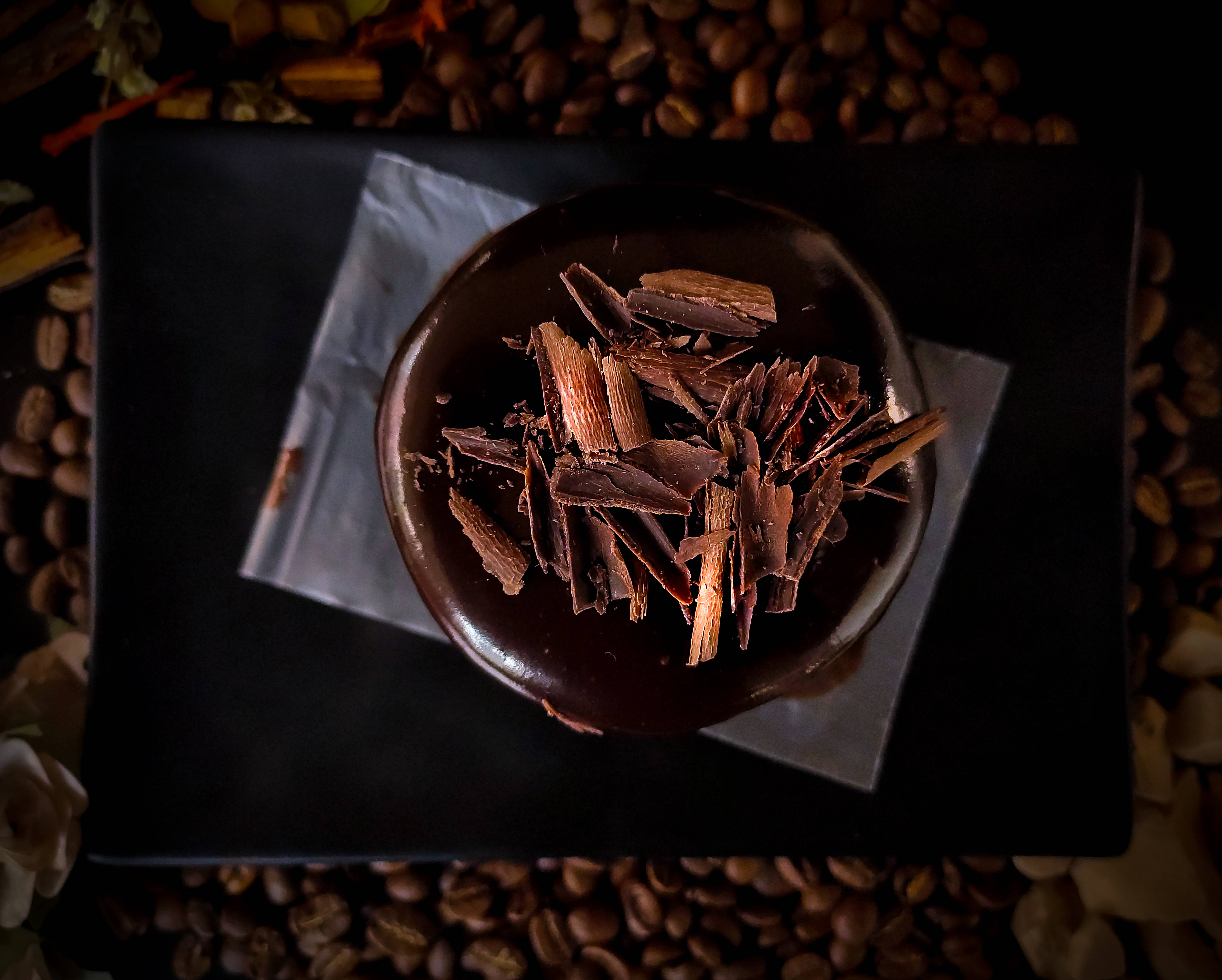Sjokoladekoer Koffiebone Muurpapier