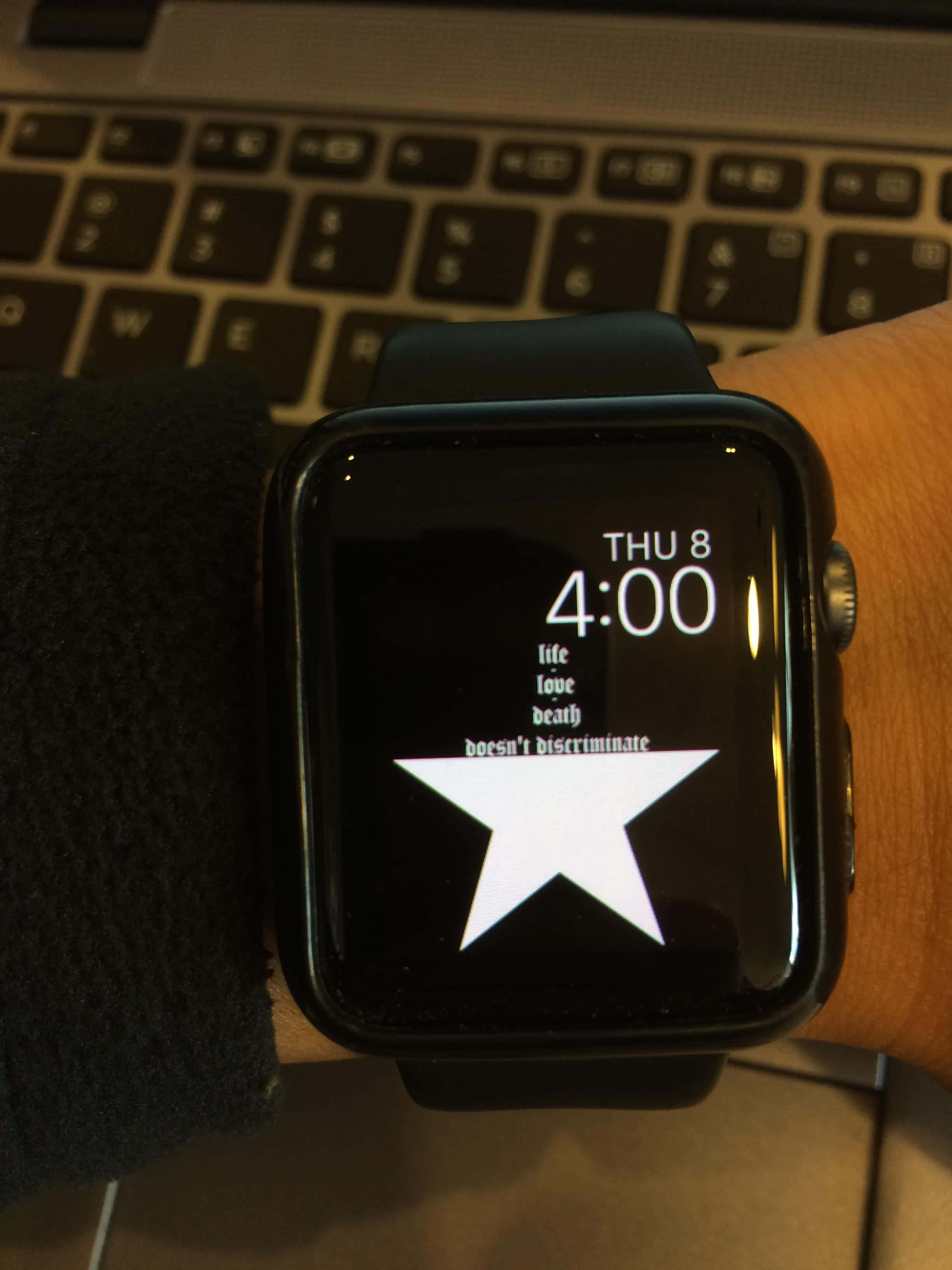 Skaap Apple Watch wat fiksheidskenmerke uitlig Muurpapier