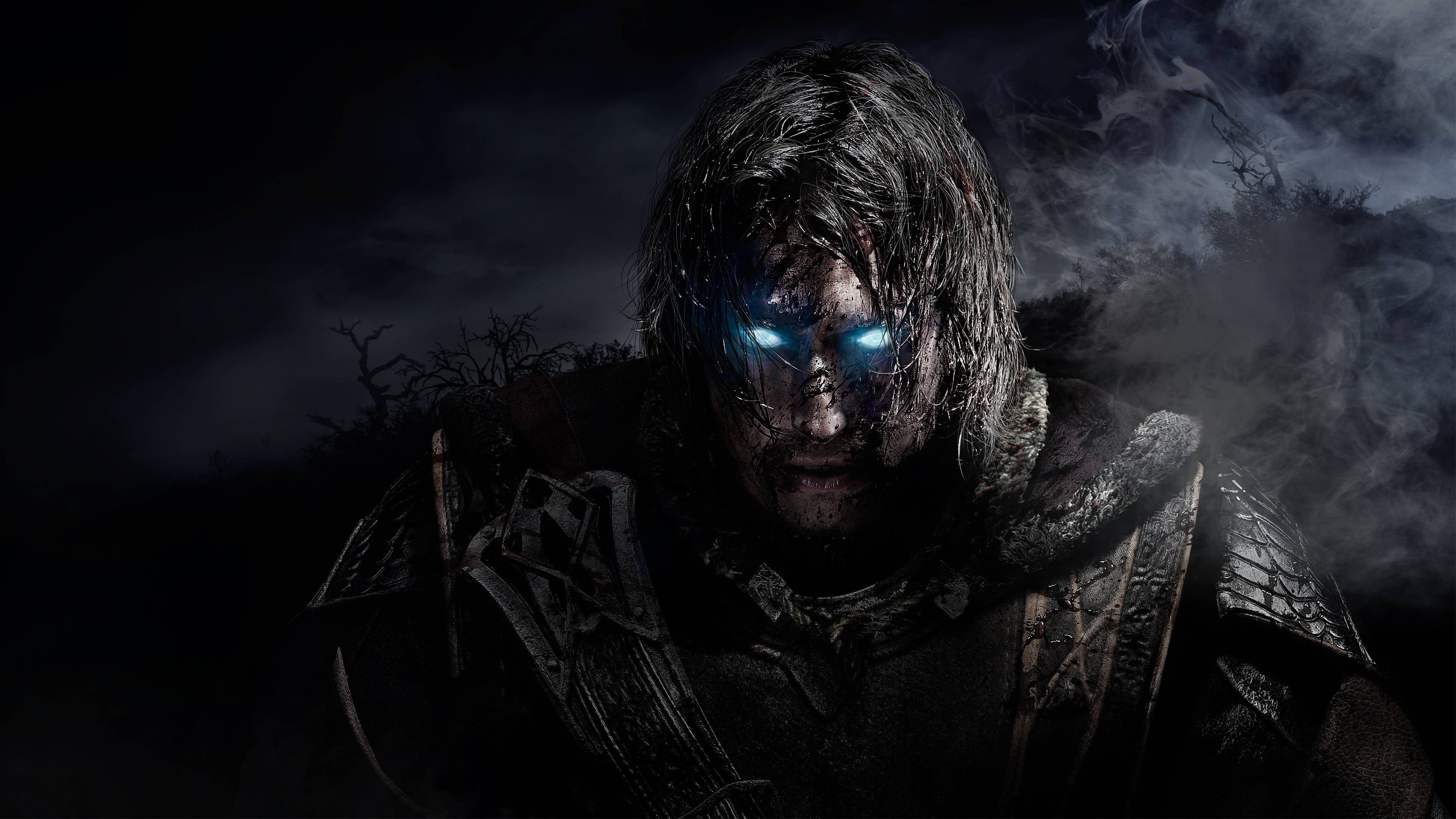 Skaduwees van Mordor 8K Speletjie Muurpapier