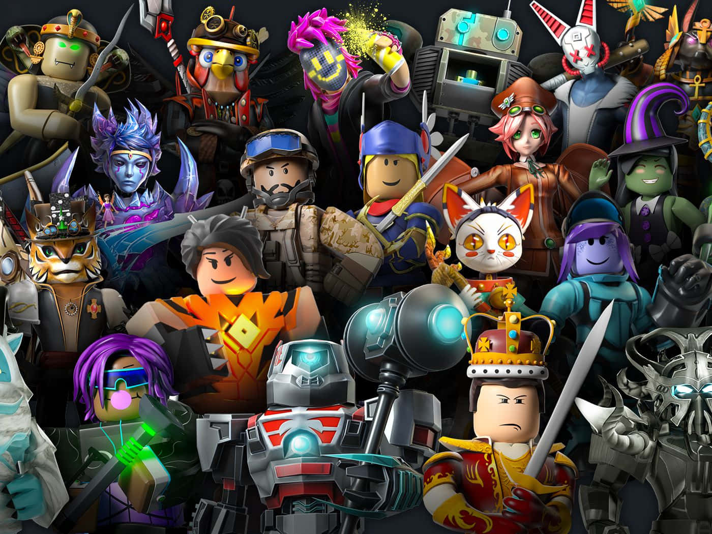 Skep Jou Eie Avonture met Cool Roblox Muurpapier
