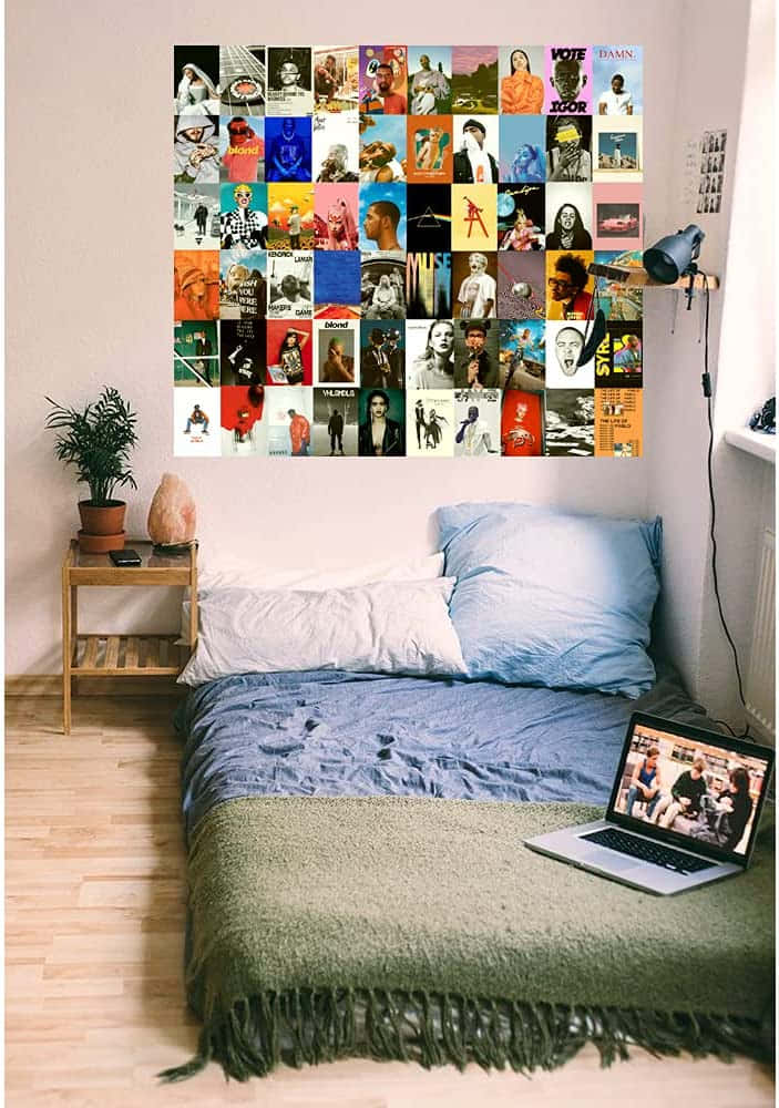 "Skep jou perfekte estetiese collage met hierdie visueel pragtige agtergrond!" Muurpapier
