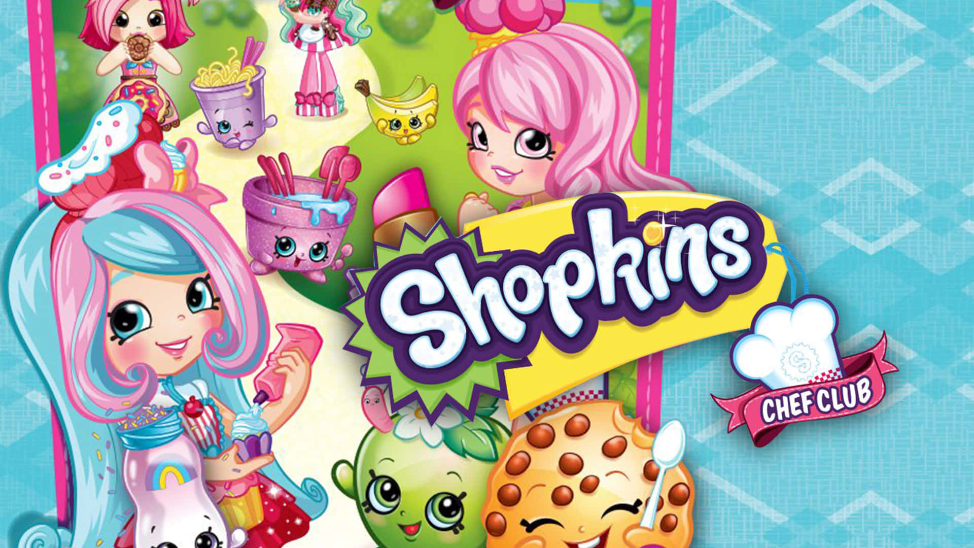 Skermkiekie van Shopkins Chef Club Muurpapier