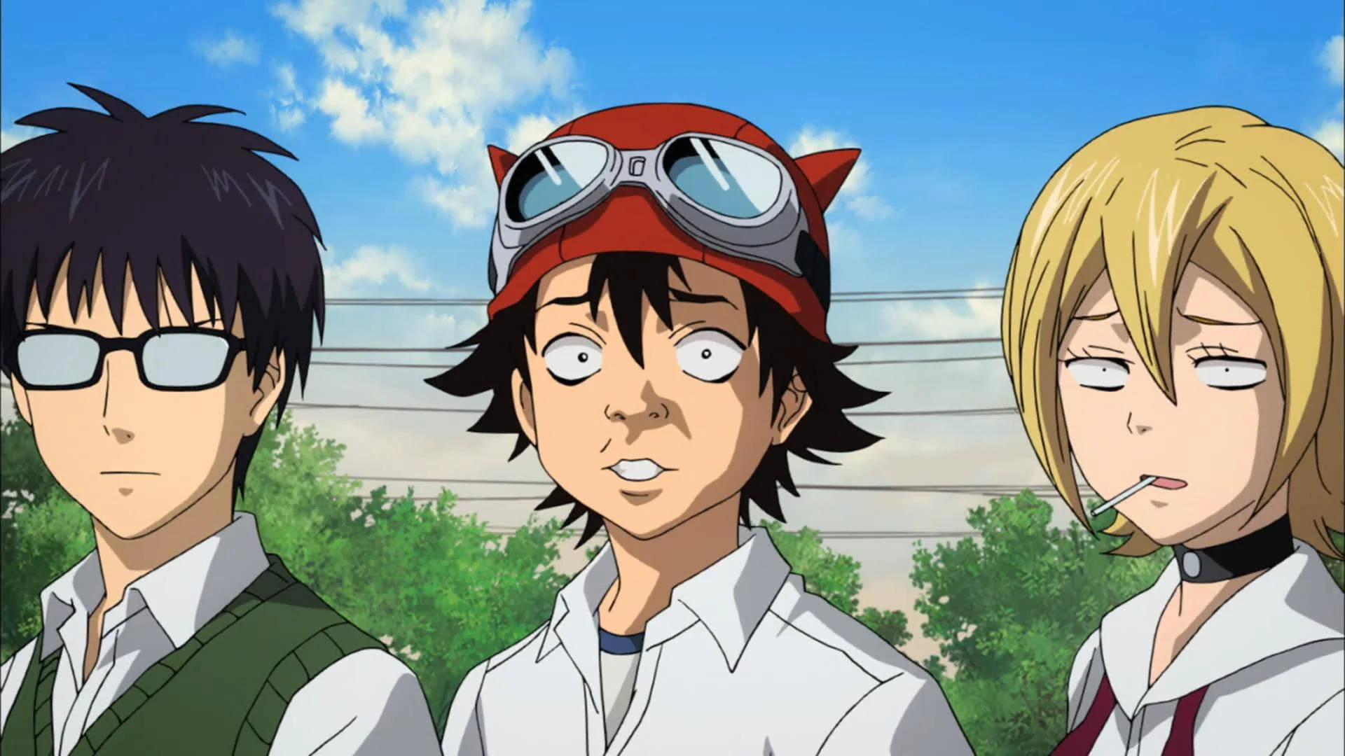 Sket Dance Snaakse Anime Gesigte Muurpapier